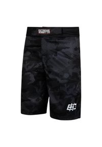 Spodenki do Grapplingu MMA BJJ K1 męskie EXTREME HOBBY HAVOC. Kolor: czarny. Materiał: poliester