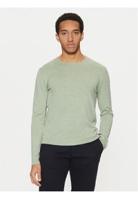 Selected Homme Sweter 16079774 Zielony Regular Fit. Kolor: zielony. Materiał: bawełna #1