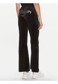 Juicy Couture Spodnie dresowe Velour Scatter Diamante JCBBJ223802 Czarny Regular Fit. Kolor: czarny. Materiał: syntetyk #2