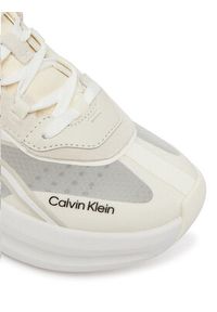 Calvin Klein Sneakersy Chunky Run Ckstripe Lup Rip HW0HW03005 05Z Écru. Kolor: kremowy. Materiał: materiał. Sport: bieganie #5