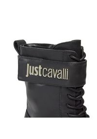 Just Cavalli Botki 75RA3S80 ZS984 Czarny. Kolor: czarny. Materiał: skóra #4