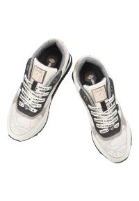 Sneakersy damskie Anekke, cholewka ze skóry naturalnej licowej wysoka platforma sznurowanie sportowy styl casual, białe, 42370-443. Okazja: na co dzień. Zapięcie: sznurówki. Kolor: biały. Materiał: skóra. Szerokość cholewki: normalna. Wzór: nadruk. Obcas: na platformie. Styl: casual, sportowy #2