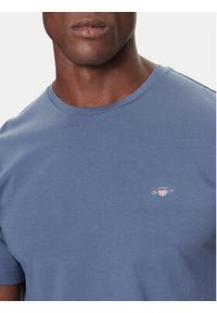 GANT - Gant T-Shirt 2004080 Niebieski Regular Fit. Kolor: niebieski. Materiał: bawełna #5