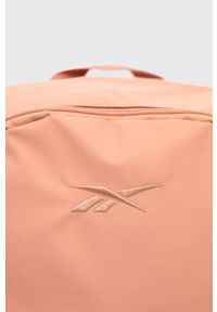 Reebok Classic plecak damski kolor pomarańczowy duży gładki. Kolor: pomarańczowy. Materiał: poliester. Wzór: gładki
