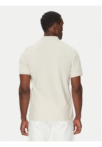 Jack & Jones - Jack&Jones Polo Kane 12270150 Beżowy Regular Fit. Typ kołnierza: polo. Kolor: beżowy. Materiał: bawełna, syntetyk