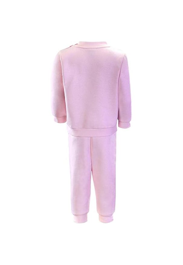 Dres Puma Jr Mini Cats Jogger Set, Dzieci. Okazja: na uczelnię. Kolor: różowy. Materiał: dresówka. Styl: sportowy