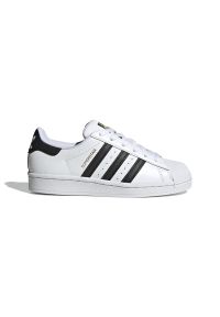 Adidas - Buty adidas Originals Superstar FU7712 - białe. Zapięcie: pasek. Kolor: biały. Materiał: guma, syntetyk, skóra. Szerokość cholewki: normalna. Wzór: gładki, paski. Model: Adidas Superstar