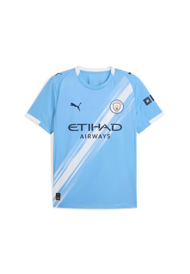 Puma - Koszulka domowa Manchesteru City 2025/26. Kolor: niebieski. Sport: piłka nożna