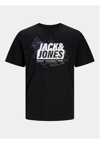 Jack & Jones - Jack&Jones Komplet 2 t-shirtów Map Logo 12260796 Czarny Regular Fit. Kolor: czarny. Materiał: bawełna #4