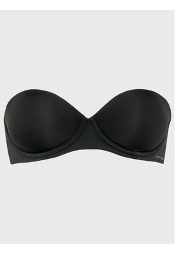Calvin Klein Underwear Biustonosz bardotka 000QF5677E Czarny. Kolor: czarny. Materiał: syntetyk