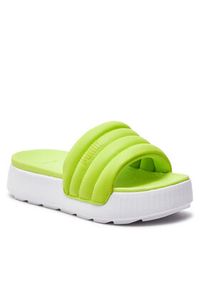 Puma Klapki Karmen Slide Puffy Wns 395399-04 Zielony. Kolor: zielony. Materiał: skóra #6