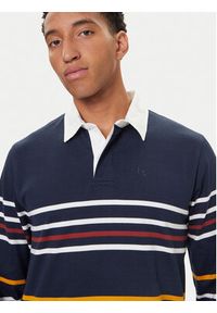 Levi's® Polo Union Rugby A4845-0033 Granatowy Relaxed Fit. Typ kołnierza: polo. Kolor: niebieski. Materiał: bawełna #4