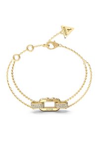 Guess Bransoletka JUBB04 581JW Złoty. Materiał: metalowe. Kolor: złoty