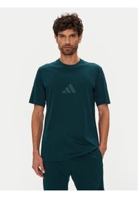 Adidas - adidas T-Shirt Z.N.E. JW4736 Zielony Regular Fit. Kolor: zielony. Materiał: bawełna