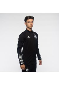 Adidas - Bluza piłkarska adidas Tiro 23 Legia Warszawa. Kolor: biały, czarny, wielokolorowy. Materiał: materiał. Sport: piłka nożna