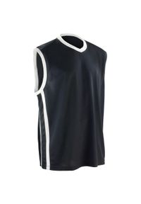 SPIRO - Męski Szybkoschnący Podkoszulek Do Koszykówki. Kolor: czarny, wielokolorowy, biały. Sport: koszykówka #1