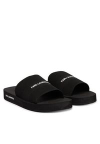 Karl Lagerfeld - KARL LAGERFELD Klapki Atlantik KL70506A Czarny. Kolor: czarny. Materiał: materiał #3