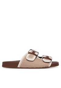 Weekend Max Mara Klapki 2615521055600 Beżowy. Kolor: beżowy. Materiał: materiał #1