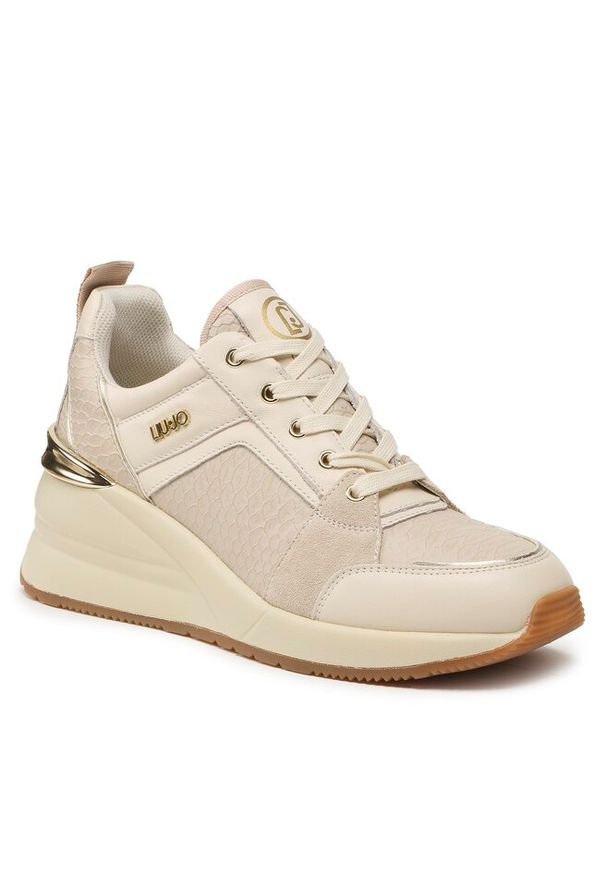 Sneakersy Liu Jo. Kolor: beżowy