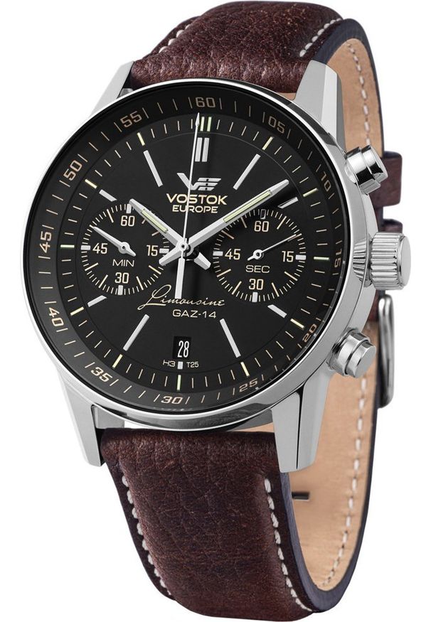 Zegarek Vostok Europe Zegarek męski Vostok Europe 6S21-565A599 brązowy. Kolor: brązowy