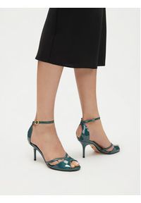 Gino Rossi - GINO ROSSI Sandały NADI-1. Turkusowy. Kolor: turkusowy. Materiał: skóra, lakier #3