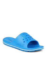 Klapki basenowe dziecięce Coqui Long. Kolor: zielony, niebieski, wielokolorowy. Styl: sportowy #1