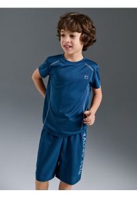 Sinsay - Szorty sportowe Active - niebieski. Kolor: niebieski. Styl: sportowy #1