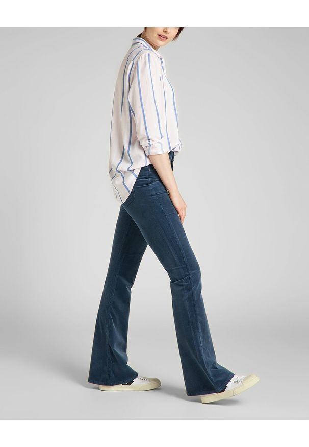 Lee - LEE Breese DAMSKIE SPODNIE JEANSOWE INSIGNIA BLUE L32YQG80 112139943