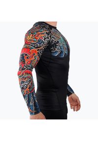 GROUND GAME - Rashguard męski Ground Game Bushido 3.0. Kolor: czarny. Materiał: elastan, poliester