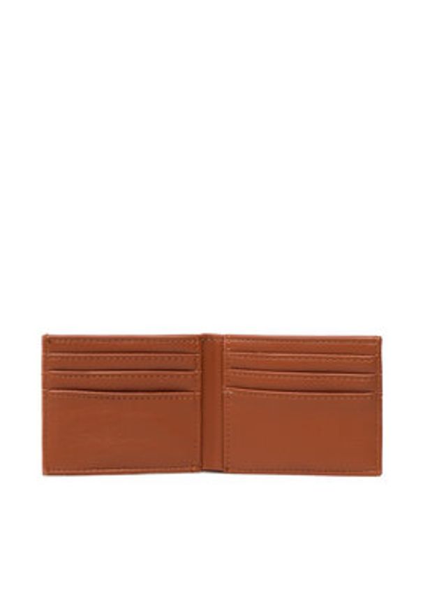 Jack & Jones Portfel Jaczack Wallet 12213118 Brązowy. Kolor: brązowy. Materiał: skóra