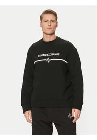 Armani Exchange Bluza XM000226 AF12656 UB001 Czarny Regular Fit. Kolor: czarny. Materiał: bawełna #1