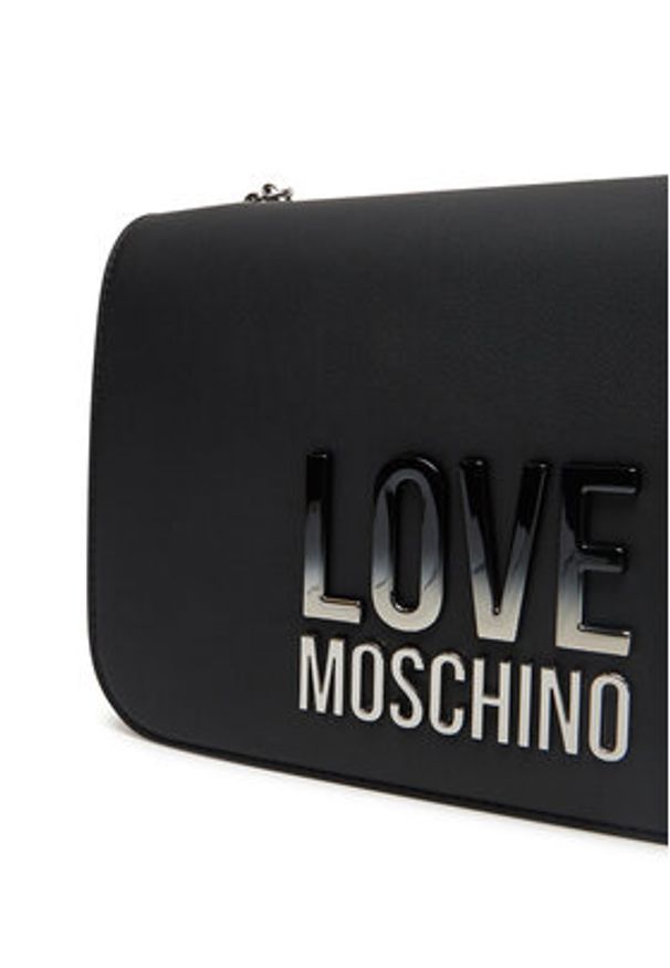 Love Moschino - LOVE MOSCHINO Torebka JC4254PP0MKD000B Czarny. Kolor: czarny. Materiał: skórzane