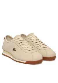 Lacoste Sneakersy Club-Low 51SFA0022 Beżowy. Kolor: beżowy. Materiał: skóra #3