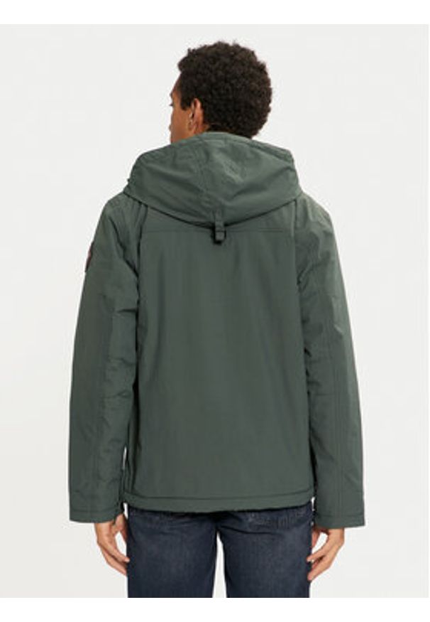 Napapijri Kurtka anorak Rainforest Winter 3 NP0A4GMC Zielony Regular Fit. Kolor: zielony. Materiał: syntetyk