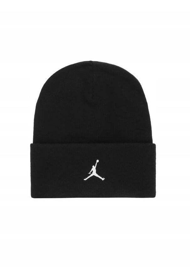 Czapka zimowa Air Jordan Peak Satin-Lined Beanie Czarna - HJ3224-010. Kolor: czarny. Sezon: zima. Styl: sportowy