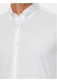BOSS - Boss Koszula Roan 50520291 Biały Slim Fit. Kolor: biały. Materiał: bawełna