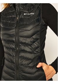 columbia - Columbia Kamizelka Powder Pass Vest EK0192 Czarny Regular Fit. Kolor: czarny. Materiał: syntetyk