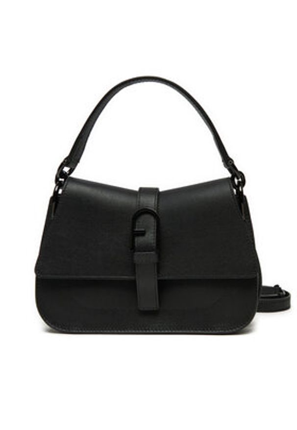 Furla Torebka Flow WB01032-BX2045-O6000-1020 Czarny. Kolor: czarny. Materiał: skórzane