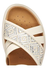 Geox Sandały D Xand 2S D65PAB 09B11 C1122 Écru. Materiał: skóra #5
