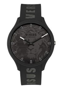 Versus Versace Zegarek VSP1O0521 męski kolor czarny. Kolor: czarny. Materiał: materiał, tworzywo sztuczne