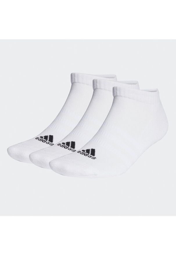 Adidas - Zestaw 3 par niskich skarpet unisex adidas. Kolor: biały
