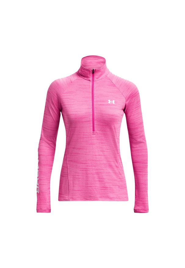 Bluza fitness damska Under Armour Evolved Core Tech 1/2 Zip. Kolor: różowy. Sport: fitness