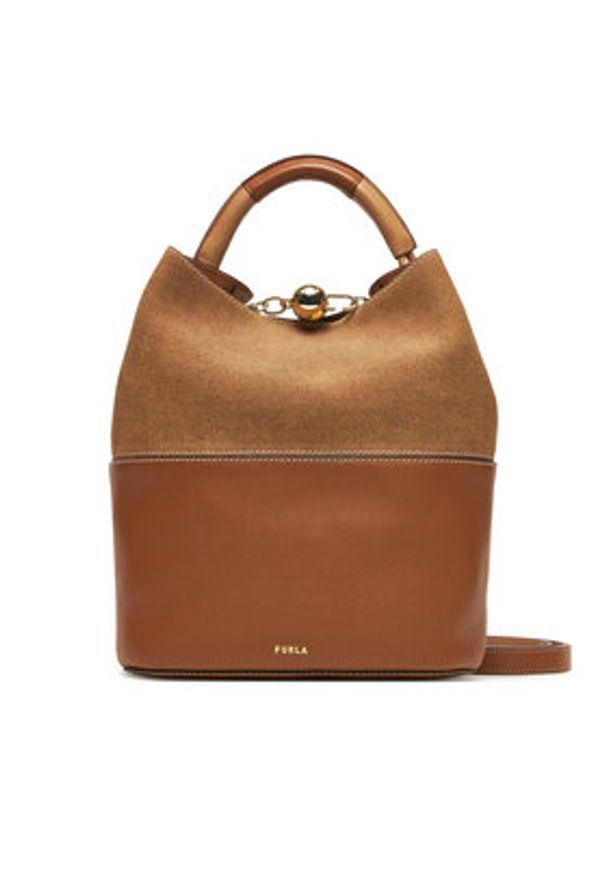 Furla Torebka Sfera S WB01679 BX3924 BG 4085S Brązowy. Kolor: brązowy. Materiał: skórzane