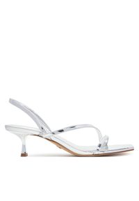 Aldo Sandały Ferra 13966761 Srebrny. Kolor: srebrny. Materiał: skóra