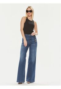 ViCOLO Jeansy DB5054 Niebieski Wide Leg. Kolor: niebieski #2