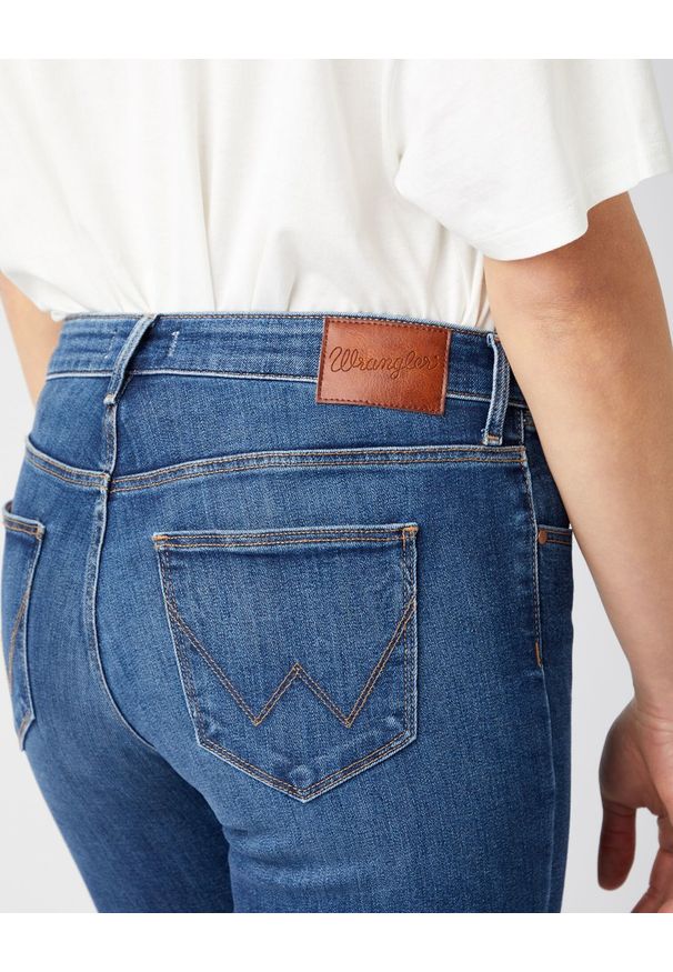 Wrangler - WRANGLER SLIM DAMSKIE SPODNIE JEANSOWE JEANSY DŻINSY GOOD LUCK W28LZG29W