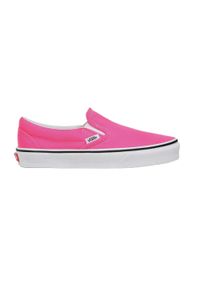 Buty do chodzenia dla dorosłych Vans Classic Slip-On wsuwane. Zapięcie: bez zapięcia. Kolor: różowy. Model: Vans Classic. Sport: turystyka piesza #1