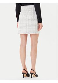 Guess Spódnica mini W5YD15 WHDB2 Biały Regular Fit. Kolor: biały. Materiał: syntetyk #5