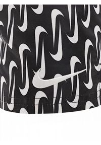 Szorty kąpielowe męskie Nike Swoosh Link 5" Volley. Kolor: czarny