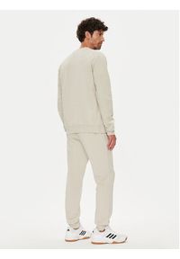 Adidas - adidas Dres Big Logo Fleece Colorblock JX5572 Beżowy Regular Fit. Kolor: beżowy. Materiał: bawełna #7